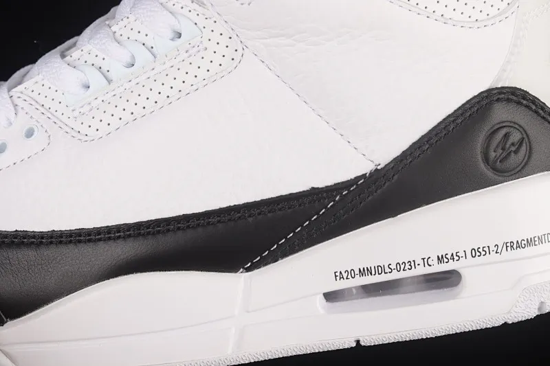 All categories Air Jordan Jordan series basketball shoes Air Jordan 3 foreign trade version Fragment Design x Air Jordan 3 AJ3 Joe 3 Hiroshi Fujiwara Lightning joint DA3595-100